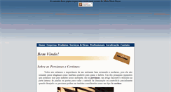 Desktop Screenshot of centraldepersianas.com.br