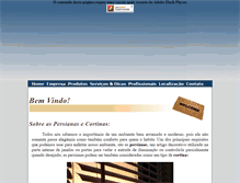 Tablet Screenshot of centraldepersianas.com.br